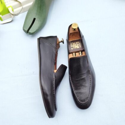 Classic Brown Leather Penny Loafers