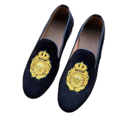Royal Crown Velvet Loafers
