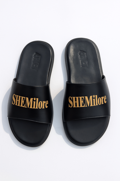 Personalized Leather Slides