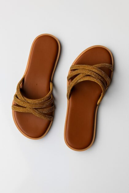 Stoned Multi-Strap Slide